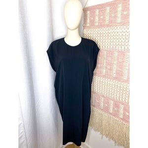 Everlane The Japanese GoWeave Black Cocoon Midi Dress Women’s Size US 4
